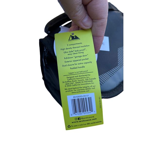 Arctic Zone Insulated Lunch Bag New with Tags - Picture 8 of 13